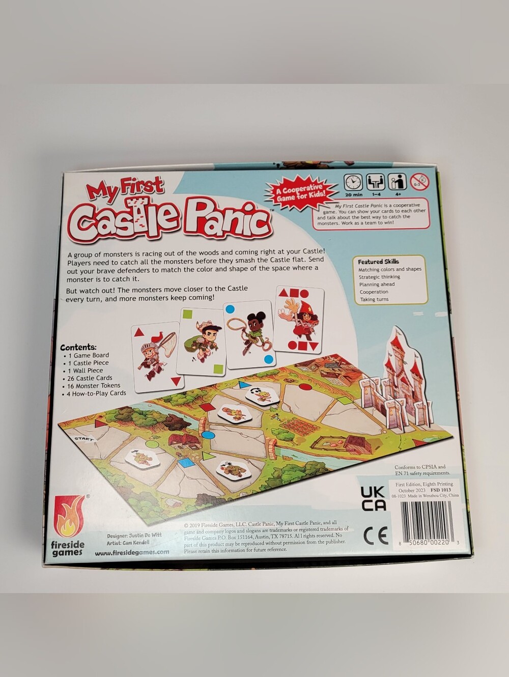 My First Castle Panic Fantasy Cooperative Family Board Game Complete - Picture 2 of 9